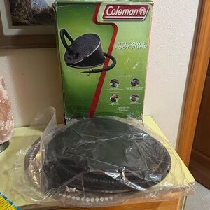 New Coleman Bellows Foot Pump